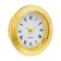 Quartz clock, D-2.5 cm, LQ377A, discrete move, gold