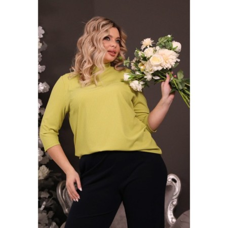 Women's turtleneck, size 56, olive color-7