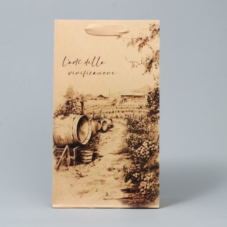 Gift package for two bottles, packaging, Winery, 35 x 20 x 9 cm-4