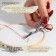 Scissors for needlework "her tsapels", mowed blade, 3.5 ", 9 cm, silver color