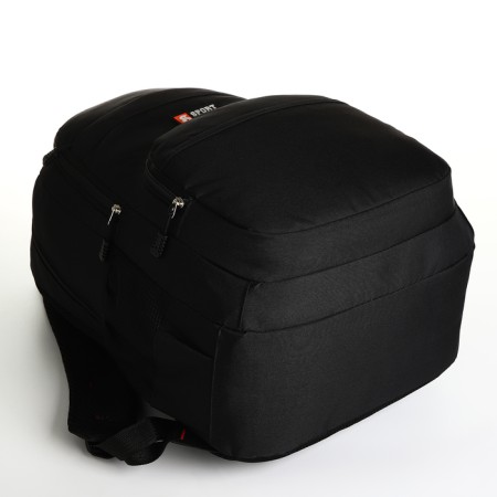 Youth backpack on lightning, 6 pockets, black color-4