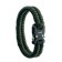 Bracelet-pair "Cobra" Green, 25cm