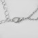 The beads "Pearl of the world" are thin threads, white color in silver, length 54cm