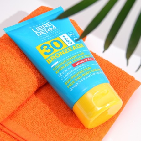 Солнцезащитный крем для лица и тела LIBREDERM 30 SPF+ с Омега 3-6-9, 150 мл-1
