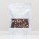 Package doy-pack, matte, white with the window, "leaves", 13 x 18 x 4 cm