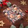 Cookie box, confectionery packaging, "beautiful evening", 12 x 12 x 3 cm, new year