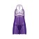 Combinations and Thong Candy Girl Nevaeh, OS size, purple color