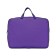 Folder with A4 handles, 360 x 270 x 80 mm, textile, inner pocket, purple 1Sh48