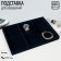 Decoration for decorations 6 cells, phlock, 35 × 24 × 3, black color