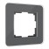 Frame W0012440, 1 ELITE socket, graphite, glass