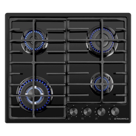 Hlect surface Maunfeld Eghe.64.63CB2/G, gas, 4 burners, black