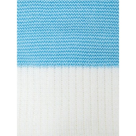 A cap on ties with a pompom Children's Amarobaby Pure Love Wind, with a lining, size 46-48 cm, blue color-3