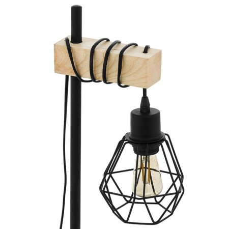 TowNSHEND 5, 1x60W E27 table lamp, brown color, black-3