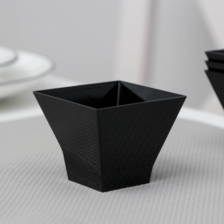 Plastic disposable form for bundles "Pagoda", 90 ml, 6.2 × 6.2 cm, the color is transparent-9