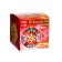 New Year's set for creativity. Decorating the Christmas tree ball with colored foil "New Year!"