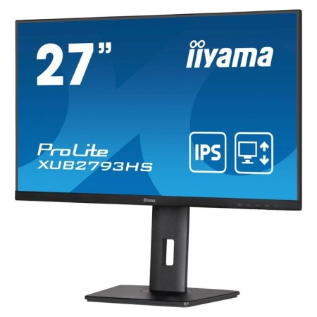 Monitor IIYAMA 27 "Prolite Xub2793HS-B6 Black IPS LED 16: 9 HDMI M/M Matte Has PIV 250CD 1079903-4