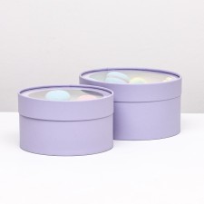 Set 2 in 1 round box 