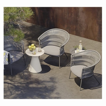 Haugen launge-pendle, 660 × 640 × 720 mm, dark gray / light gray color-13