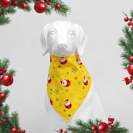 Bandana for animals "Snowflakes", size S (Osh up to 42 cm)