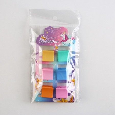 Hair crab "The most beautiful", set 6 pcs, 2.5 x 2.5 x 1.5 cm-8