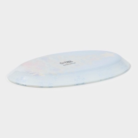 Glass oval shade "Winter Fairy Tale", 24.5 × 15.5 cm-2