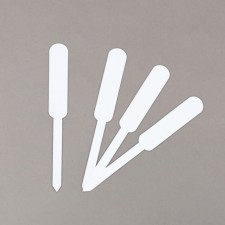 Garden signs for marking, 12 cm, set 20 pcs., Plastic, white, Greengo