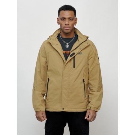 Sports male jacket, size 52, beige color-6