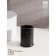 Savanna Bathroom Accessories set, 3 items (soap dish, soap dispenser 400 ml, glass), black color