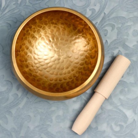 Singing Chalice Metal "Points" with a resonator 7x11x11 cm-2