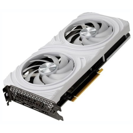The Palit PCI-E 4.0 RTX4070 DUAL WHITE NVIDIA GeForce RTX 4070 12GB 192BIT GDDR6X 19 106852-1
