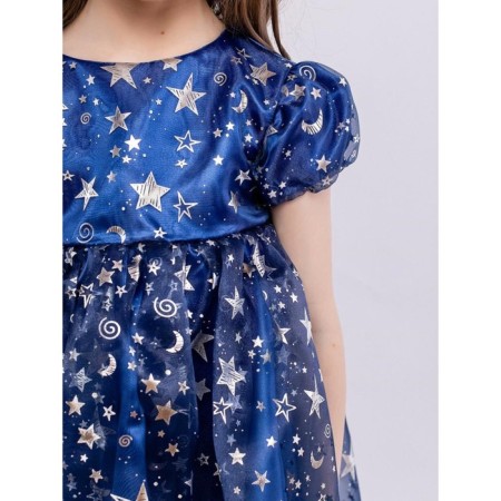 Dress "Flora", height 98 cm, blue color-7