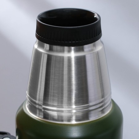 Thermos "conquer", 1.2 l, green, retains heat of 16-18 hours-2