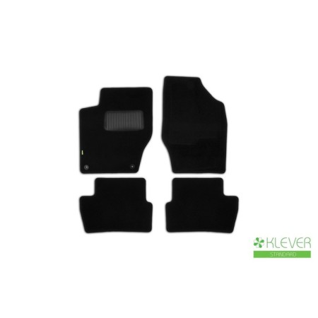 Rugs in the cabin Klever Standard Citroen C4 2011-2016, sed., 4 pcs. (textile)
