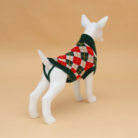 Sweater "Chess", M (DS 26, Osh 26, OG 28-46 cm)-2