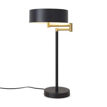 Freya FR4008TL-02BBS IZZA, 390x490 mm desktop lamp, E14, 2x60W, black color and brass