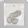 Setting (base for cabochon) Metal "Medalon - Frenchman" silver 7914 3.7x3 cm