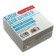 Block of paper d/records on gluing 9*9*4.5 Calligrata white, 65g/m2, Belize 92%