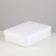 Cardboard box without window, white, 21 x 15 x 5 cm, set 5 pcs