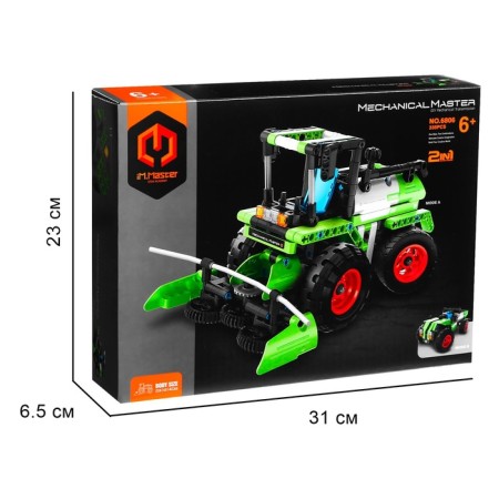 Designer Techno "Combine", 2 assembly options, 335 parts-4
