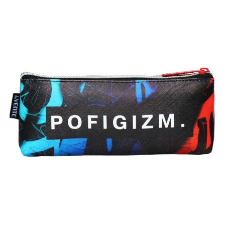 Penal is soft, 1 compartment, 80 x 210 x 35 mm, voluminous, Devente, Pofigizm, artized leather, with a lining-2