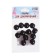 The eyes are sewing, set of 12 pcs., Size 1 pc. - 1.6 cm, black color