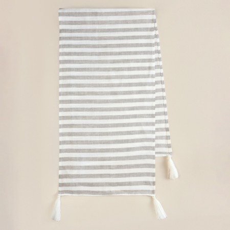 SL Home path "Stickt Line" 40x142 +/- 3cm, linen 100%, 180 g/m2-4
