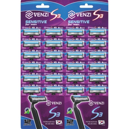 Broken Venzi S3, disposable, 3 blades