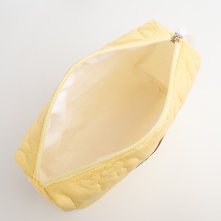 Lightning cosmetic bag, yellow color-2