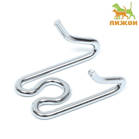 A link for a strict collar - half -reaches, chrome steel, thickness 3.5 mm