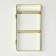 Steaches for earrings, 2 sections, 2 rows, 16 × 20 × 2 cm, gold color