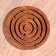 Group-labyrinth "Circle" 10x10 cm, tree shisham