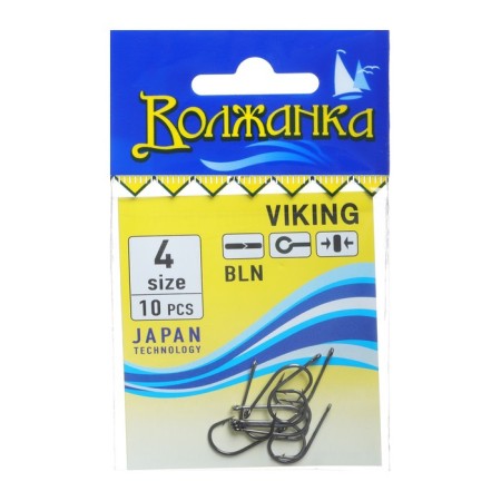 Hooks "Volzhanka" Viking No. 4, 10 pcs