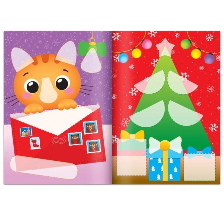 Applications Volumetric Set "New Year's Creativity", 4 pcs. 20 pp., A4 format-4