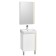 Tumbling under the Aquaton Country sink, 50 cm, white color, oak Verona